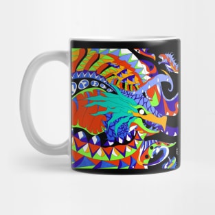 kraken monster ecopop art Mug